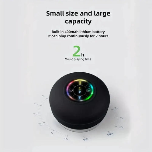 HydroShowerJet™ - Waterproof Bluetooth Speaker